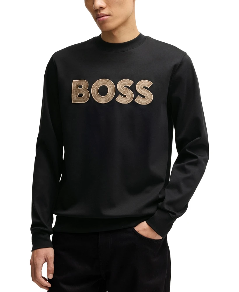 Boss X Creation of The Gods Logo Men's Regular-Fit Sweatshirt