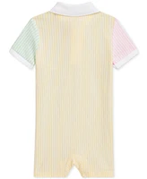 Polo Ralph Lauren Baby Striped Mesh Shortall