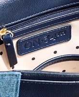 On 34th Holmme Small Denim Crossbody, Exclusively at Macy's