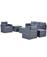 Slickblue Outdoor Dining Conversation Set for Stylish and Comfortable Gatherings