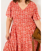 FatFace Plus Danielle Midi Dress