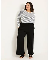 FatFace Plus Size Shirred Palazzo