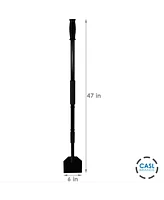 Casl Brands Steel Long Handle Ice Scraper - Heavy Duty Ice Chopper for Driveway - Floor Scraper for Sidewalk