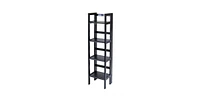 Slickblue 4-Tier Folding Shelf Shelving Unit Bookcase for Storage and Display Tower