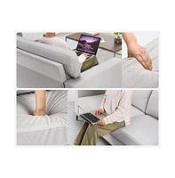 gaomon Modern Couch for Living Room 83-inch Comfy Sofa, 3 Seater Couch Chenill Upholstered Sofa with Deep Seats for Bedroom Apartment Home Office (Lig
