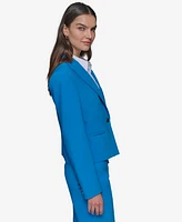 Karl Lagerfeld Paris Women's Seamed One-Button Jacket