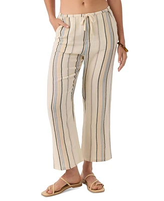 O'Neill Juniors' Brenda Cotton Gauze Striped Pants