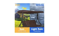Slickblue 3-Seat Swing Chair for Comfortable and Relaxing Outdoor Seating