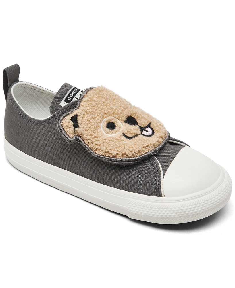 Converse Toddler Kids Chuck Taylor All Star One Strap Sherpa Bear Easy-On Casual Sneakers from Finish Line