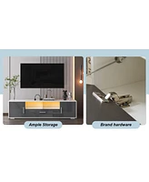 Slickblue Modern Fashion Tv Stand for Stylish Living Room Storage and Organization