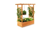 Slickblue Spacious Garden Bed for Healthy Plant Growth and Efficient Outdoor Gardening