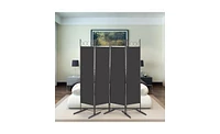 Slickblue 4-Fold Foldable Screen for Versatile Room Dividing and Stylish Privacy