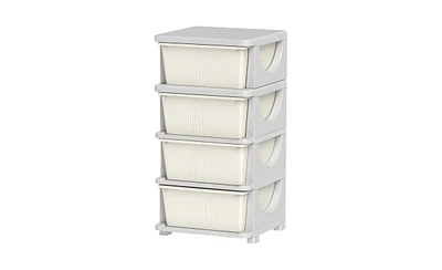 Slickblue Multi-Purpose Clothes and Toy Cubby Storage for Kids' Room and Home Organization