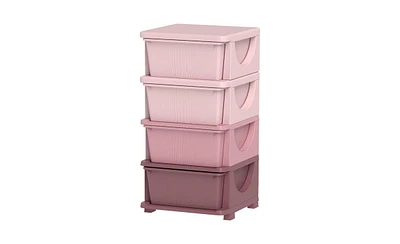 Slickblue Multi-Purpose Clothes and Toy Cubby Storage for Kids' Room Home Organization