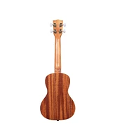 Kala Ka-15C Satin Mahogany 4-String 18-Frets Concert Ukulele (Brown)