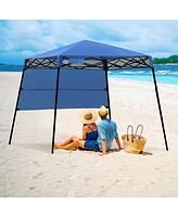 Slickblue Feet Sland Adjustable Portable Canopy Tent with Backpack