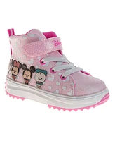 Disney Toddler and Little Kids Minnie Mouse High Top Platform Sneakers