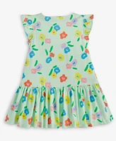 Epic Threads Toddler Girls Floral-Print Peplum Dress, Exclusively at Macy's