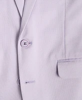 Calvin Klein Slim Fit Big Boys Stretch Tick-Weave Suit Jacket