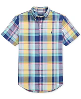 Polo Ralph Lauren Men's Classic-Fit Yarn-Dyed Plaid Cotton Oxford Button-Down Shirt