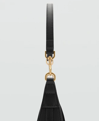 Mango Women's Leather-Effect Crossbody Bag