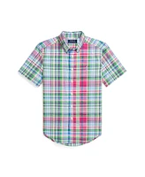 Polo Ralph Lauren Big Boys Gingham Poplin Short Sleeve Shirt