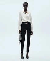 Mango Women's Seam Detail Leggings