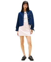 Tommy Jeans Women's Cotton-Blend Mom Mini Skirt