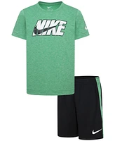 Nike Little Boys Dri-fit Dropset T-Shirt & Shorts Set