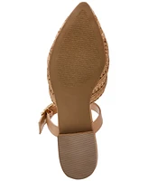 Dv Dolce Vita Women's Domain Raffia Woven Flat Mules