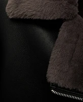 Mango Women's Shearling-Effect Lining Jacket