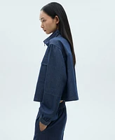 Mango Women's Pockets Denim Jacket