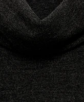 Mango Women's Draped Roll Neck Dress