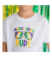 Sweet Wink Toddler Boys Mardi Gras Dude Short Sleeve T-Shirt