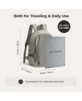 Soar 25L 180° Open Clamshell Travel Backpack Set Grey