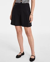 On 34th Women's Solid Box Pleated Mini Skirt, Exclusively at Macy's
