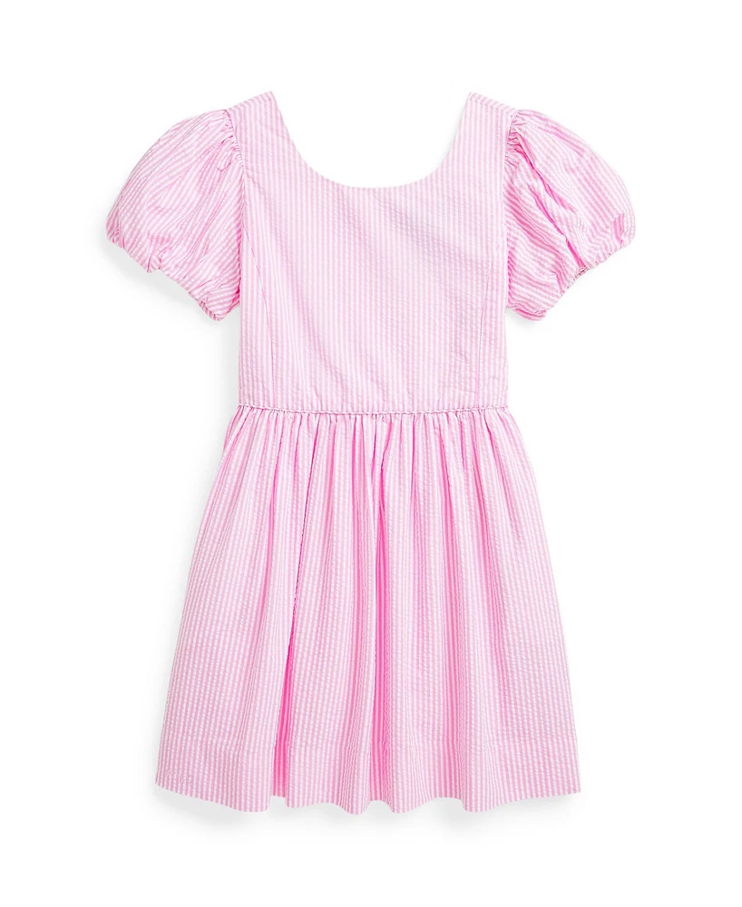 Polo Ralph Lauren Toddler and Little Girls Striped Cotton Seersucker Dress