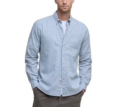 Barbour Men's Nelson Tailored-Fit Solid Button-Down Shirt