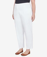 Alfred Dunner Plus Classic Allure Fit with Elastic Comfort Waistband Pants