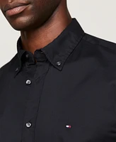 Tommy Hilfiger Men's Regular-Fit Stretch Poplin Button-Down Shirt