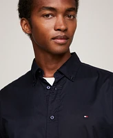Tommy Hilfiger Men's Regular-Fit Stretch Poplin Button-Down Shirt