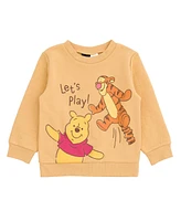 Winnie the Pooh Baby Boys Disney Lion King Mickey Mouse Toy Story Fleece Sweatshirt and Pants Outfit Set