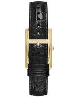 Emporio Armani Women's Black Leather Strap Watch 25mm