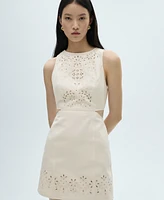 Mango Women's Openwork Details Dress