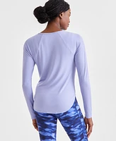 Id Ideology Women's Performance Long-Sleeve Top, Created for Macy's