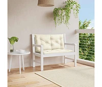 Garden Bench Cushion 39.4"x(19.7"+19.7")x2.8" Oxford Fabric