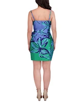 Siena Women's Floral-Print Tie-Side Mini Dress