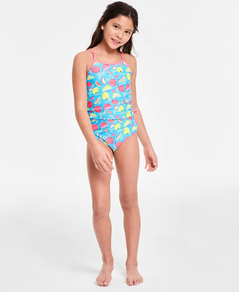 Epic Threads Big Girls Citrus Two-Piece Cutout Tankini Two Piece Set, Exclusively at Macy's