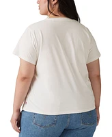 Levi's Plus Size Perfect Cotton Logo Short-Sleeve T-Shirt