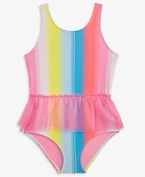 Epic Threads Toddler And Little Girls Striped Tutu One-Piece Swimsuit, Exclusively at Macy's